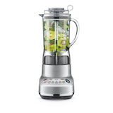 Breville Fresh & Furious™ Blender with LCD Display, Silver Front_Flat