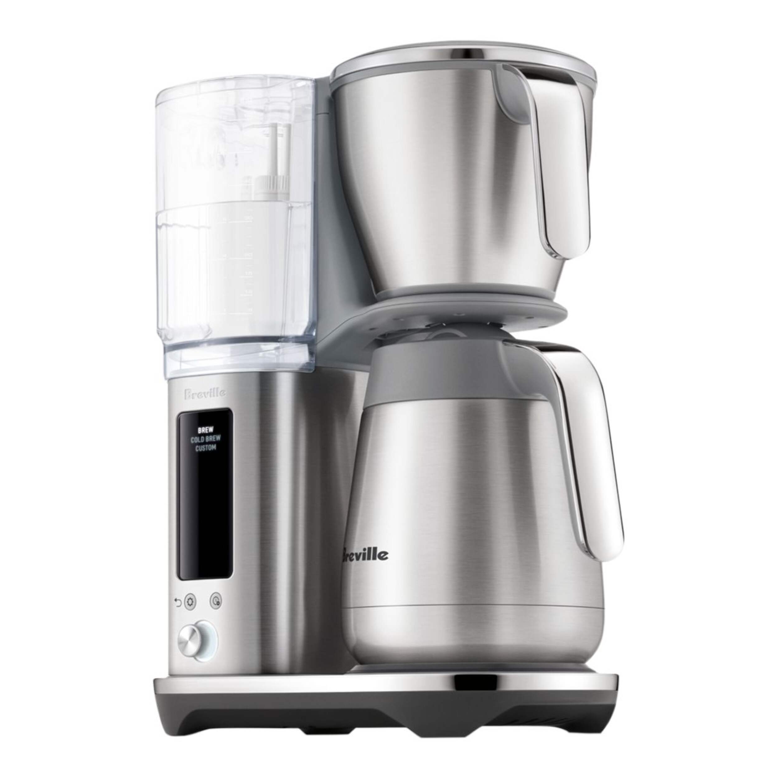 Breville Luxe Brewer Thermal Coffee Maker, Stainless Steel Front_Angled_Right