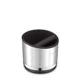 Breville Knock Box™ 10, Compact, Brushed Stainless Steel Front_Angled_Right