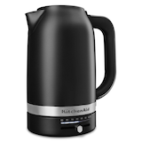 KITCHENAID Electric Kettle with Swivel Base, Matte Black, 1.7-L Front_Angled_Left