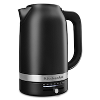 KITCHENAID Electric Kettle with Swivel Base, Matte Black, 1.7-L Front_Angled_Left