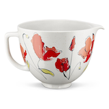 KITCHENAID Microwave/Oven Safe Ceramic Bowl, Poppy Side_Right