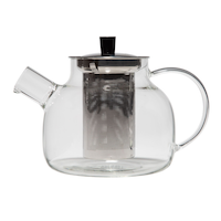 Primula Double Wall Vacuum-Insulated Glass Stovetop Pot Side_Left