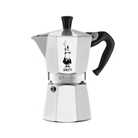 Bialetti Moka Pot with Ergonomic Anti-Scale Handle, 6-Cup