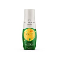 SodaStream Classic Ginger Ale Flavour Sparkling Drink Mix, Caffeine-Free, 440mL