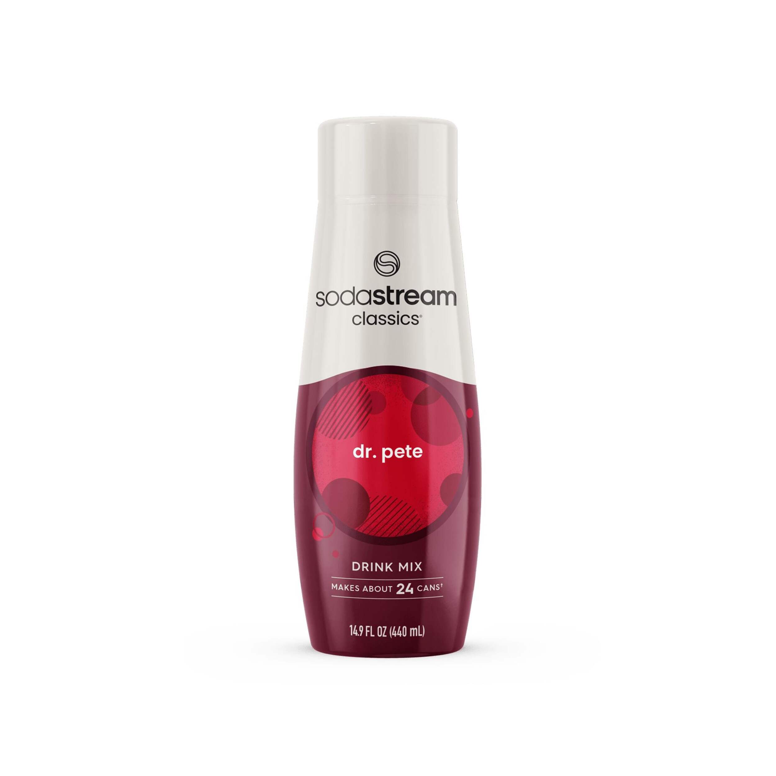 SodaStream Classic Dr Pete Flavour Sparkling Drink Mix, 440mL Front_Flat