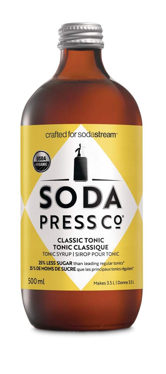 Sirop de soda biologique SodaStream Classic, saveur tonique