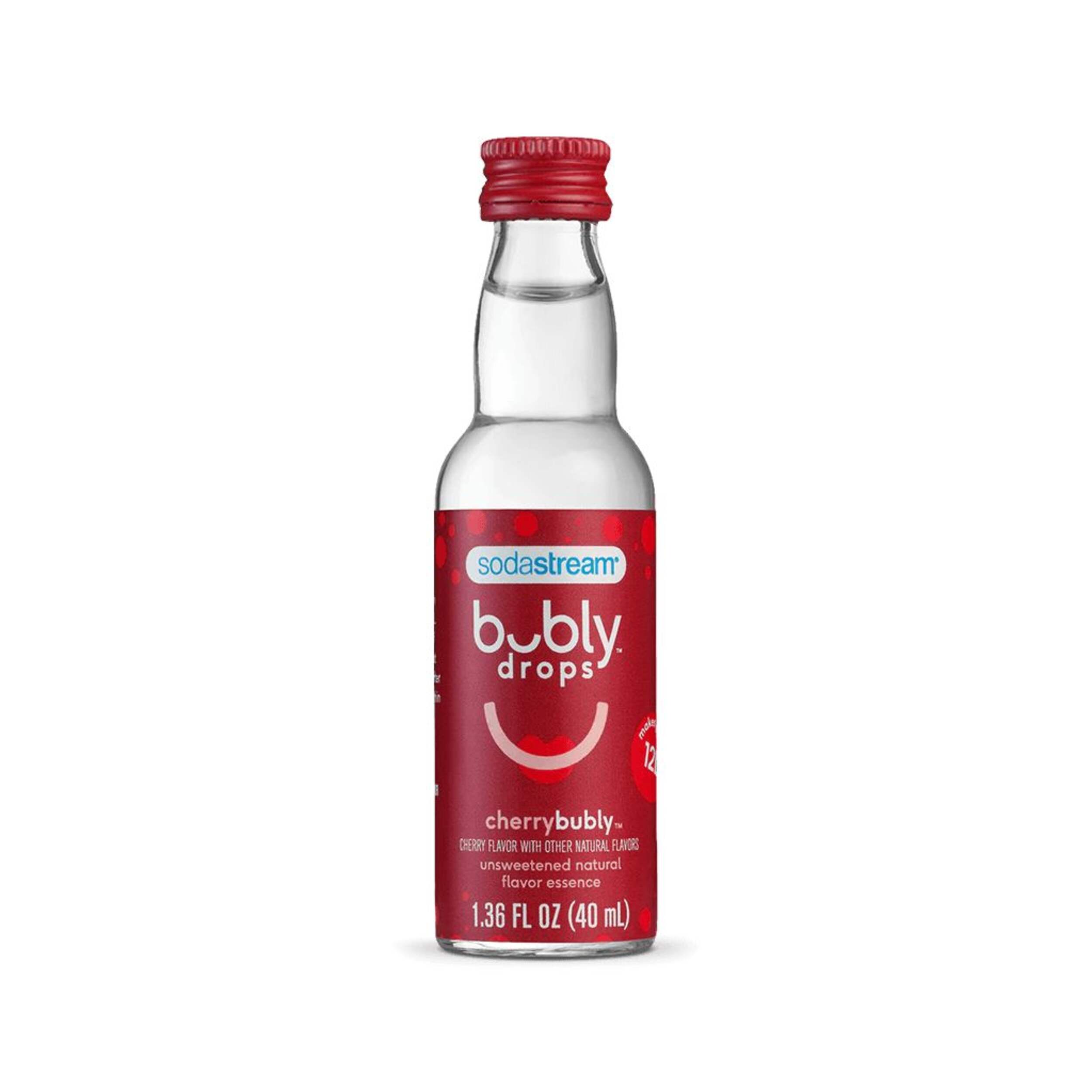 SodaStream Cherry Bubly Drops, 40mL Front_Flat