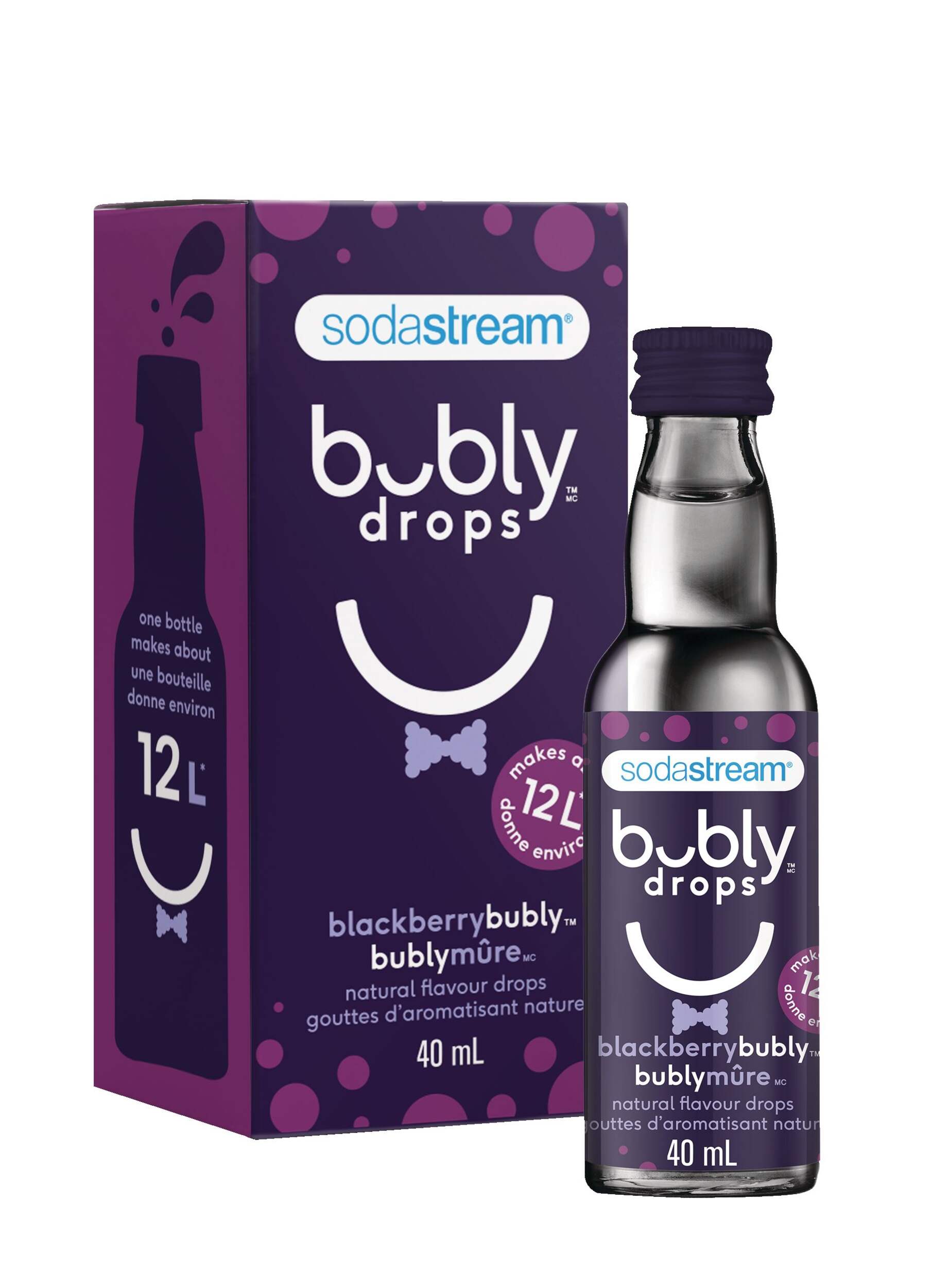 SodaStream Blackberry Bubly Drops, 40mL Composite_or_Mixed