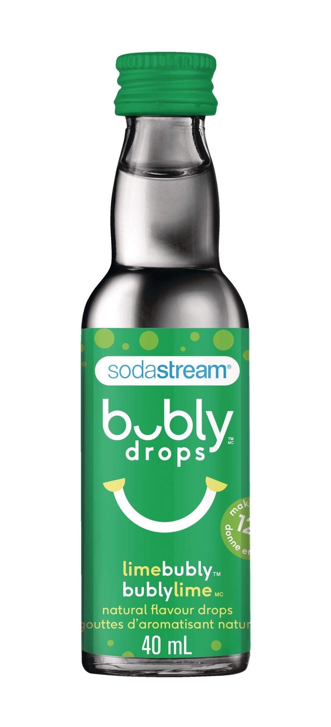SodaStream Lime Bubly Drops, 40mL Front_Flat