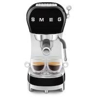 SMEG Manual Espresso Maker with Thermoblock Heating, Black