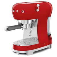 SMEG Manual Espresso Maker with Thermoblock Heating, Red