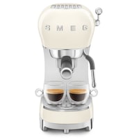 SMEG Manual Espresso Maker with Thermoblock Heating, Cream