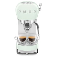 SMEG Manual Espresso Maker with Thermoblock Heating, Pastel Green