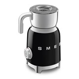 SMEG BPA-Free Electric Milk Frother with 2 Discs, Black Front_Angled_Left
