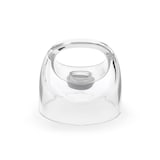SMEG 300W Stainless Steel Personal Jar Blender, Clear Front_Elevated