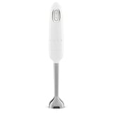 SMEG Variable Speed Hand Blender with Attachments, White Front_Flat