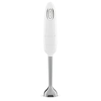 SMEG Variable Speed Hand Blender with Attachments, White Front_Flat