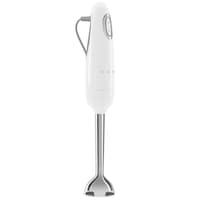 SMEG Variable Speed Hand Blender with Attachments, White Front_Angled_Right