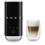 Smeg Multi-Function Black Portable Electric Milk Frother Front_Flat