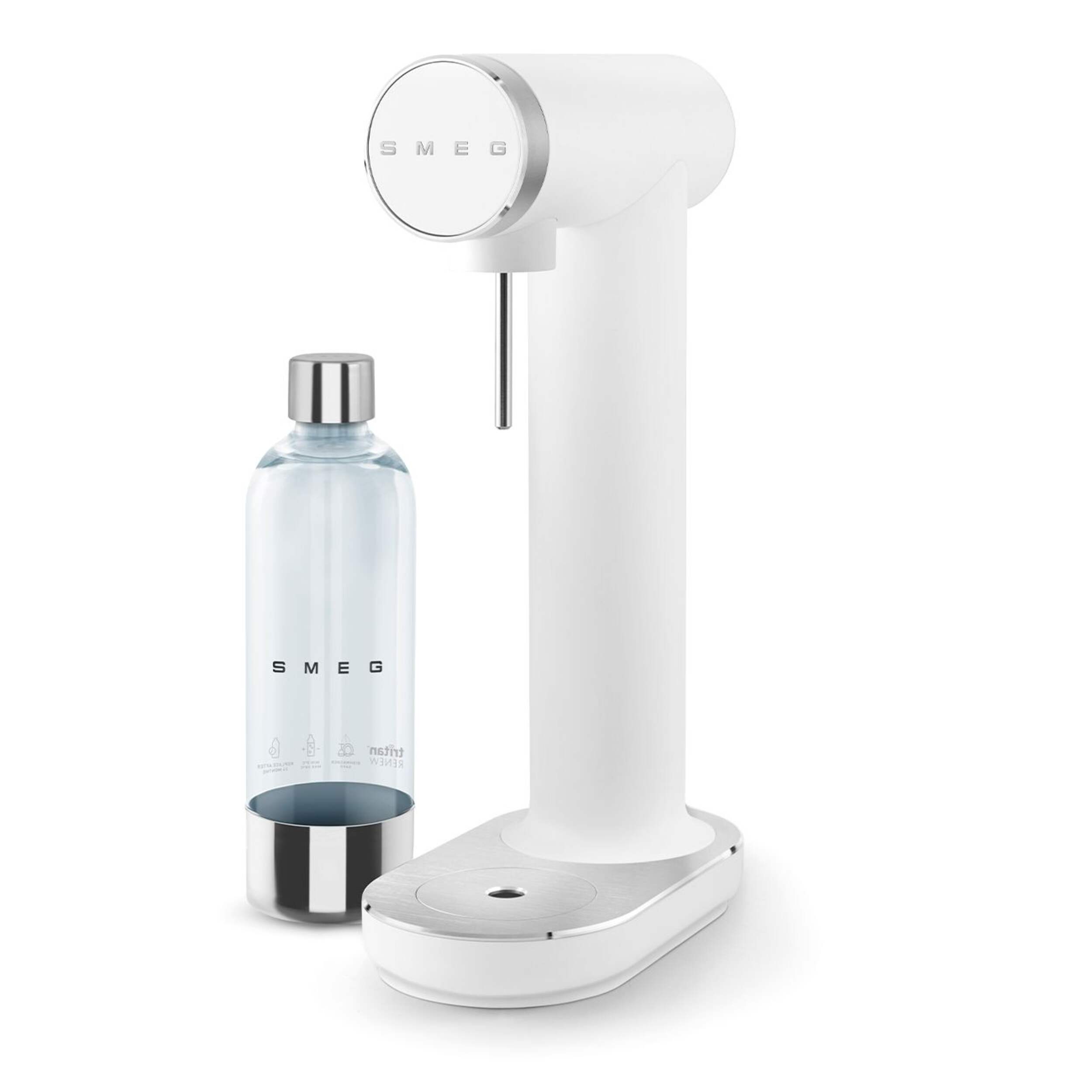 Machine à soda SMEG, blanc mat Front_Angled_Left