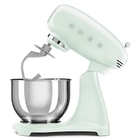 SMEG 600W Vintage Tilting Stand Mixer, Pastel Green