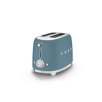 SMEG Compact 2-Slice Traditional Toaster, Storm Blue