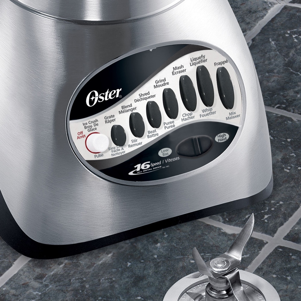 Oster® 16Speed Blender, Brushed Nickel Finish Canadian Tire