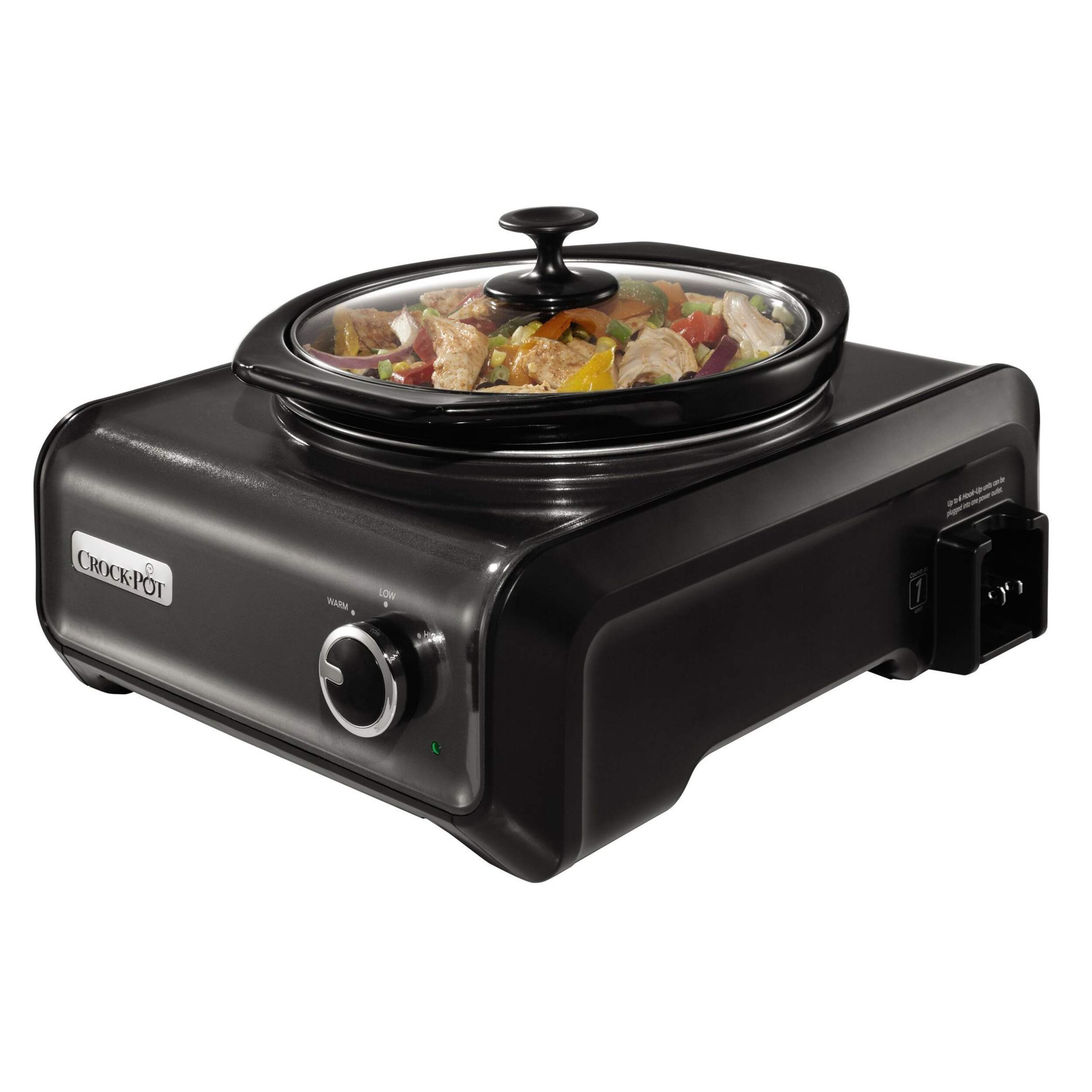 Crock-Pot® Hook Up™ Connectable Entertaining System, 2-qt Front_Angled_Left