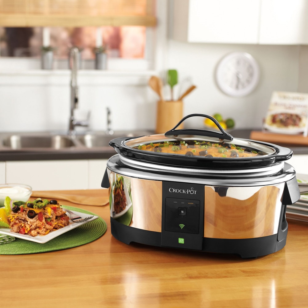 CrockPot® WeMo® Enabled Smart Slow Cooker, 6qt Canadian Tire