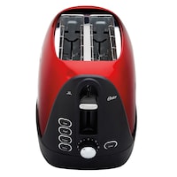 Oster® Toaster, Red, 2-Slice Overhead_Plunge