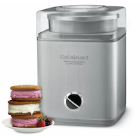 Cuisinart Pure Indulgence Frozen Yogurt, Ice Cream & Sorbet Maker Front_Angled_Left