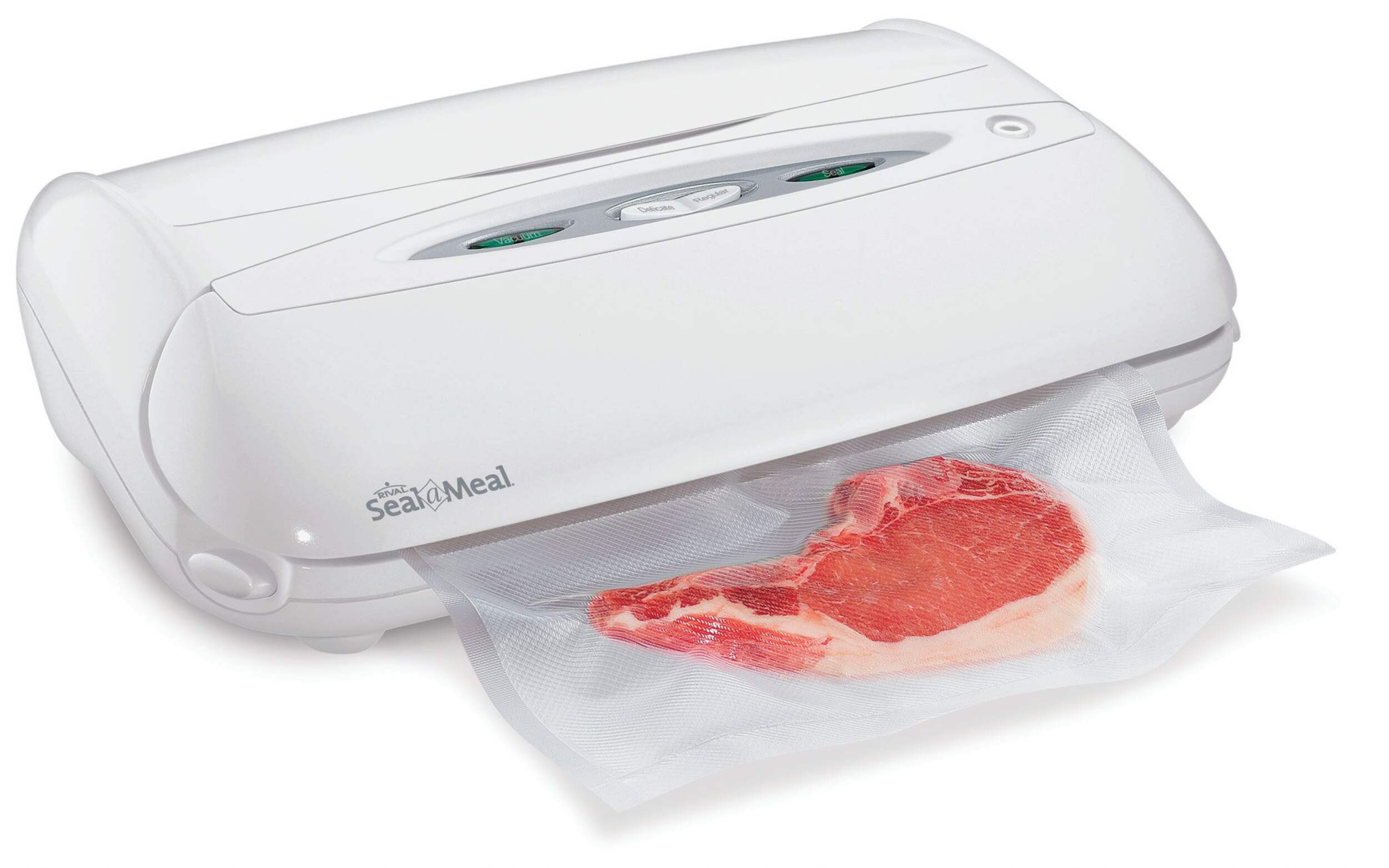 Rival Seal-a-Meal Food Sealer With Bonus Replacement Rolls Front_Angled_Right