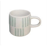 Tasse en grès CANVAS, géométrique, 13 oz Front_Flat