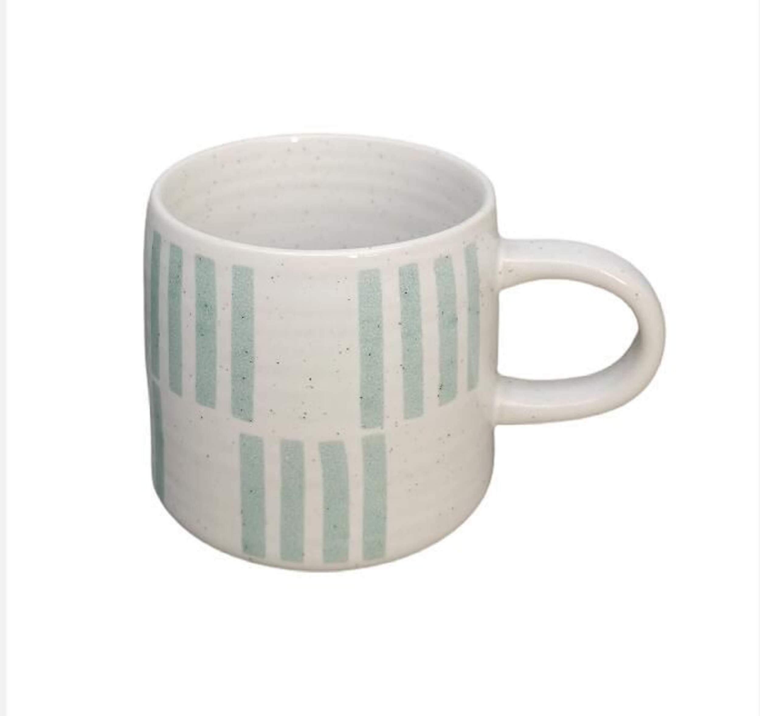 CANVAS Geo Stoneware Mug, 13-oz Front_Flat