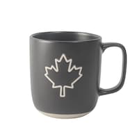 CANVAS Leaf Stoneware Mug, 13-oz Front_Flat