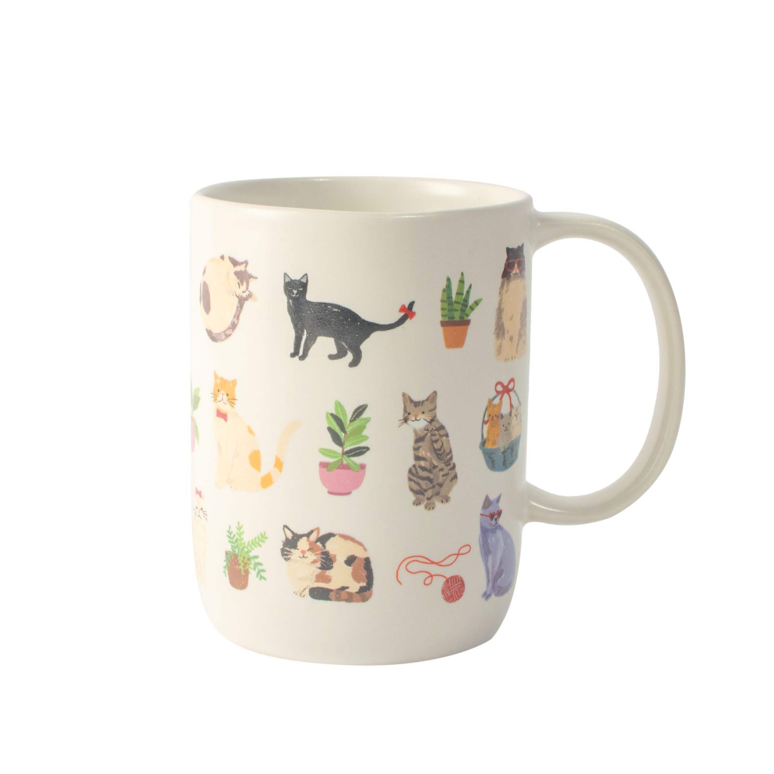 CANVAS Cat Stoneware Mug, 16-oz Front_Flat