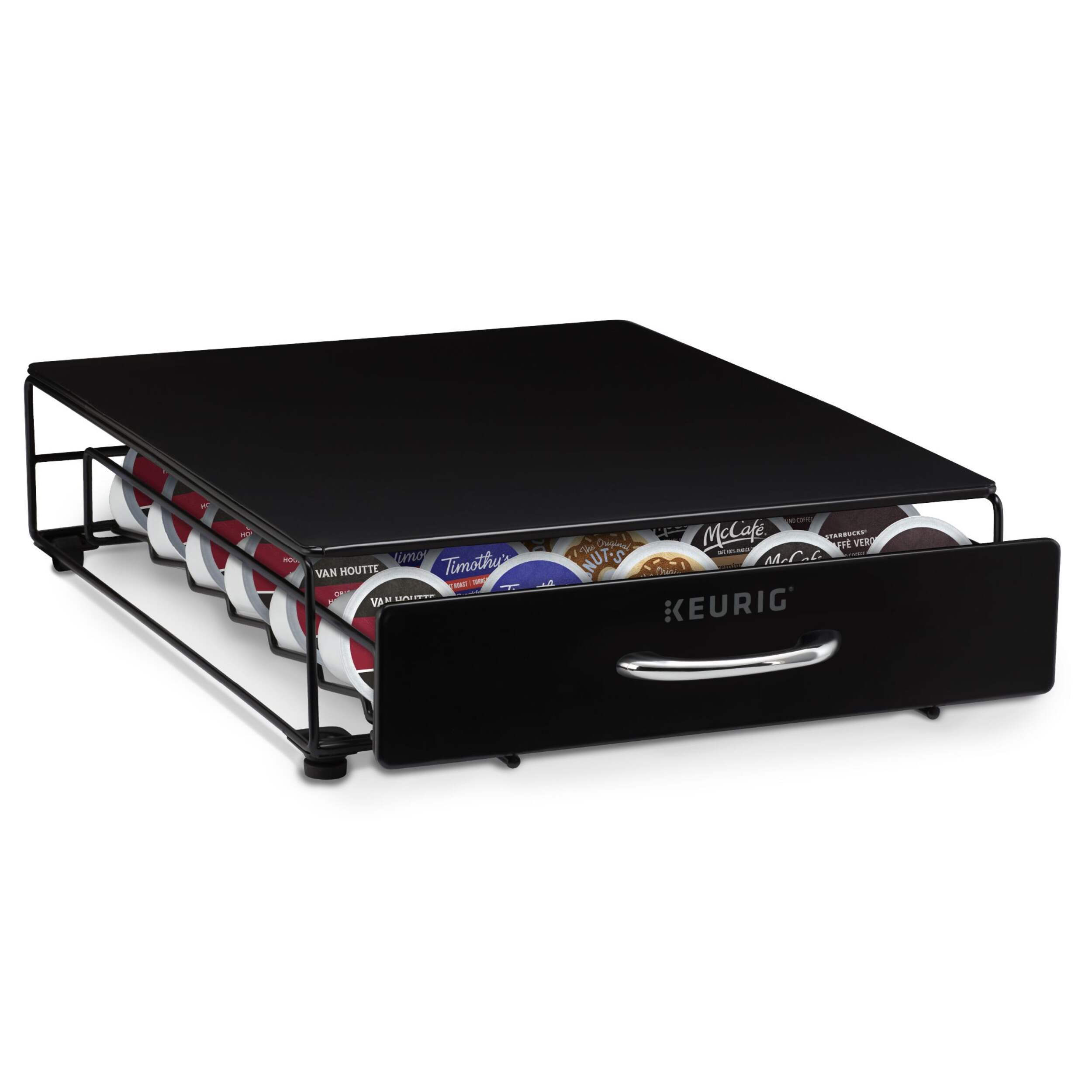 Keurig  K-Cup® Pod Rolling Storage Drawer, 35 Pod Capacity Front_Three_Fourths_Angled_Right