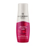 SodaStream Classic Black Cherry Cola Flavour Sparkling Drink Mix, 440mL Front_Flat