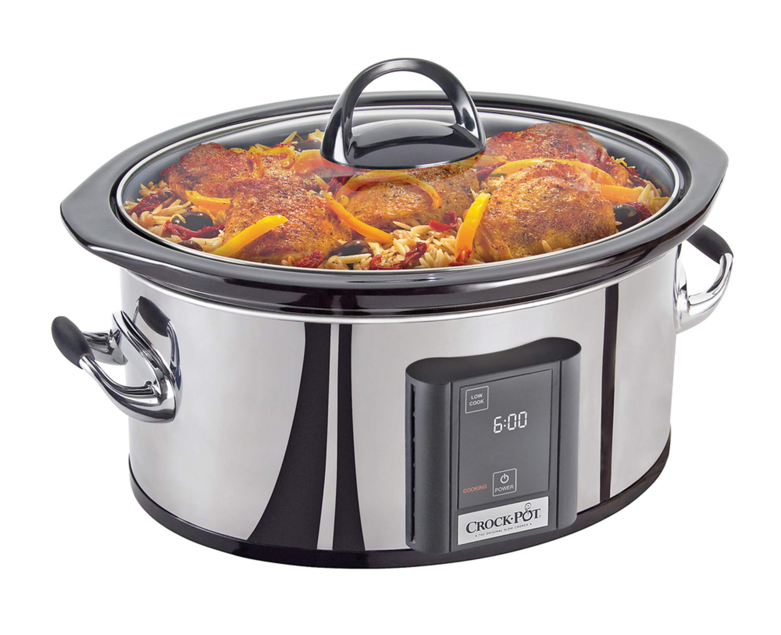 Crock-Pot with Touch Screen, 6.5-qt Front_Angled_Right
