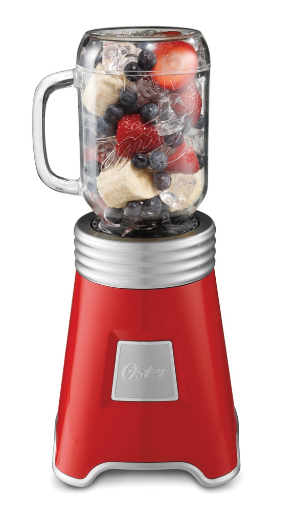 Oster Ball Mason Jar Blender, Red Canadian Tire