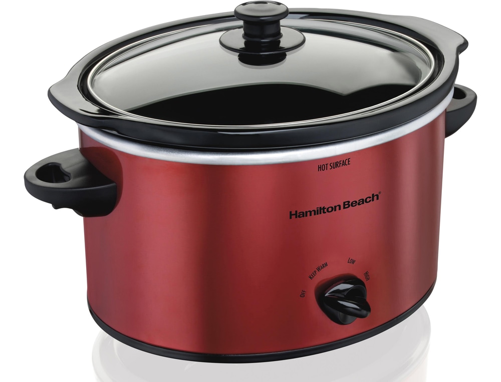 Hamilton Beach Slow Cooker, Red, 3qt Canadian Tire