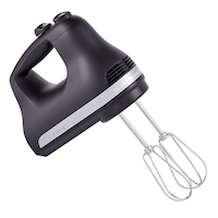 KitchenAid 5-Speed Hand Mixer, Matte Black