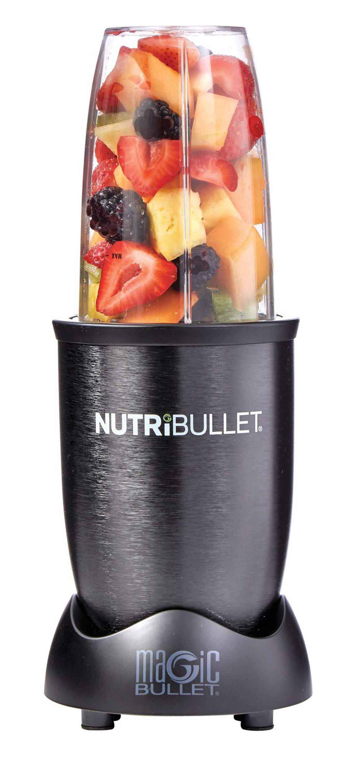Nutri Bullet, Black Front_Flat