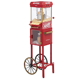 Nostalgia Kettle Cart Popcorn Maker, Large, 3-oz