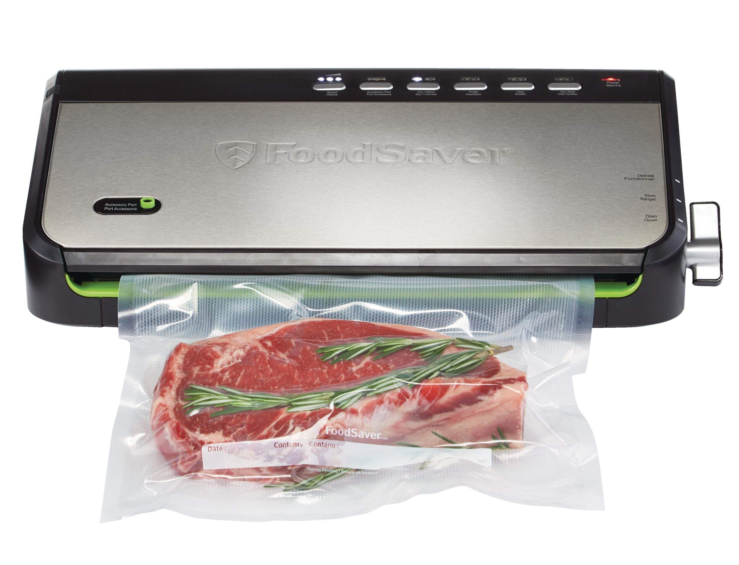 FoodSaver® Vacuum Sealer w/ Roll Storage & Fresh Handheld Adapter, Stainless Steel Canadian Tire