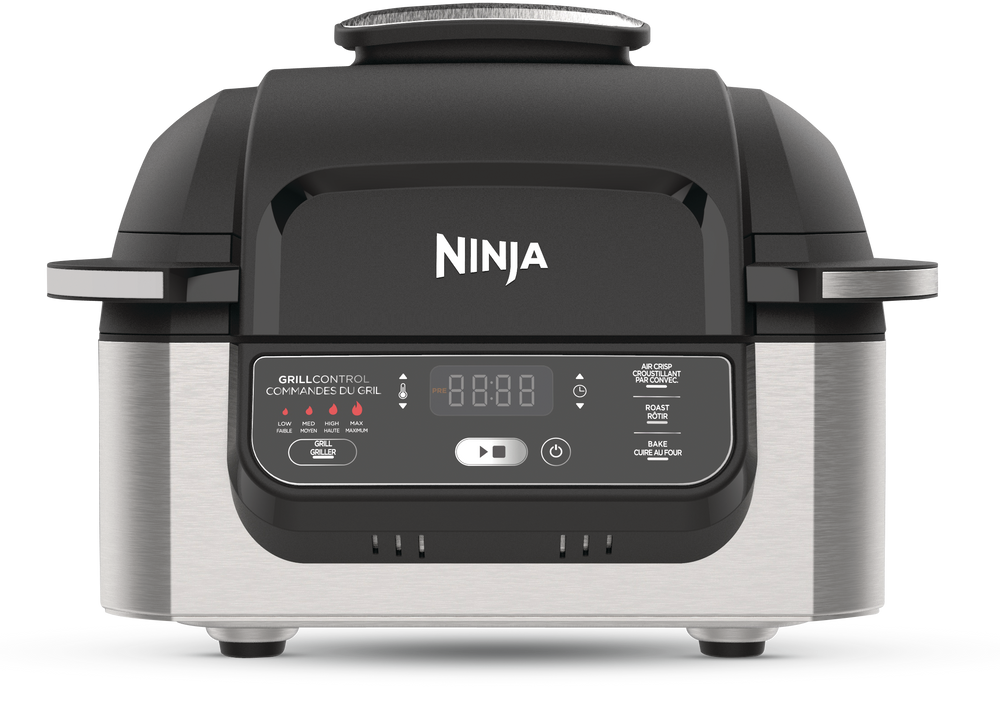 Ninja® Foodi™ 4in1 NonStick Indoor Grill w/ Air Fryer, Stainless