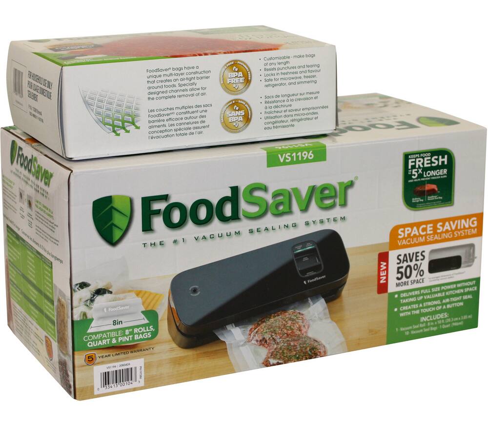 foodsaver compact vacuum bag sealer