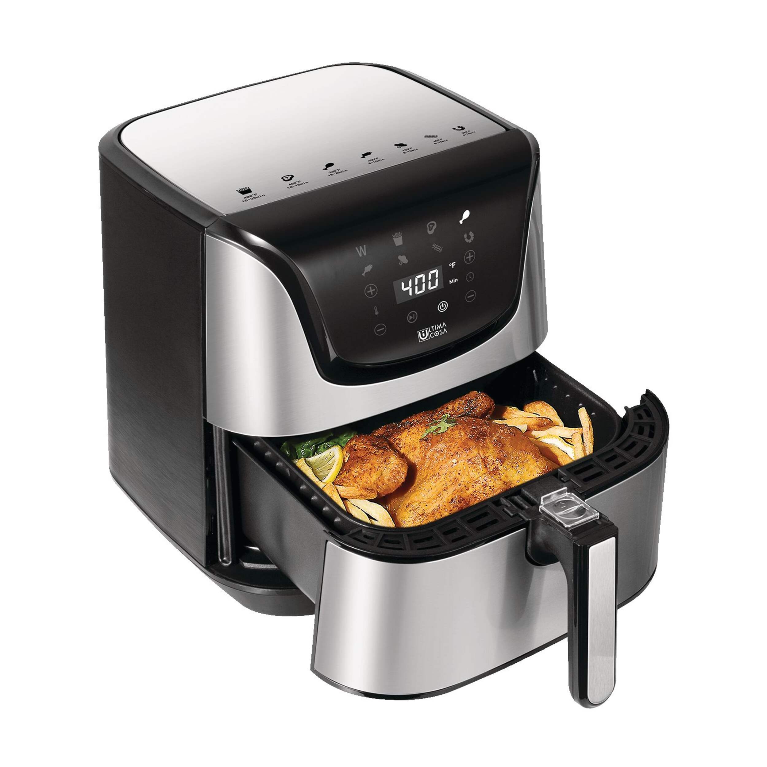 Ultima Cosa Air Fryer, 5-L Front_Three_Fourths_Angled_Left