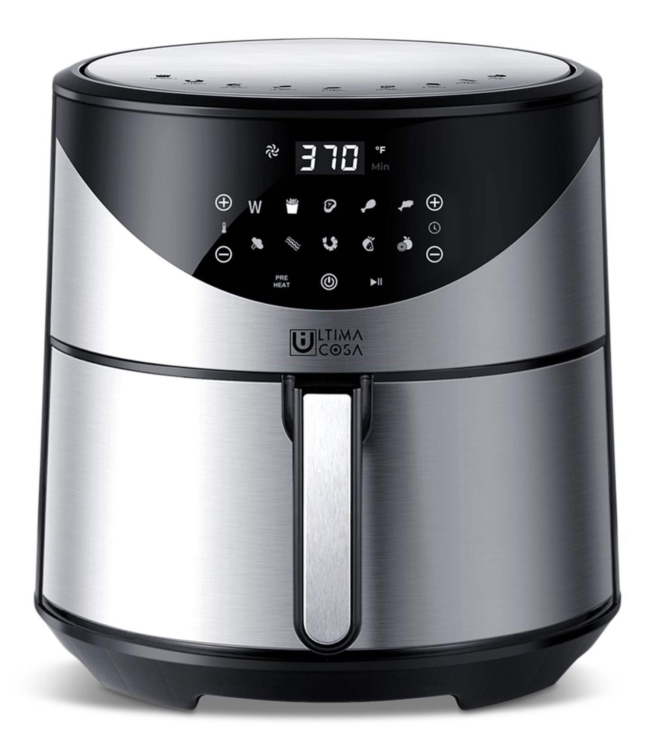 Ultima Cosa Digital Air Fryer with 10+1 Cook Modes, 8.9-qt Front_Elevated